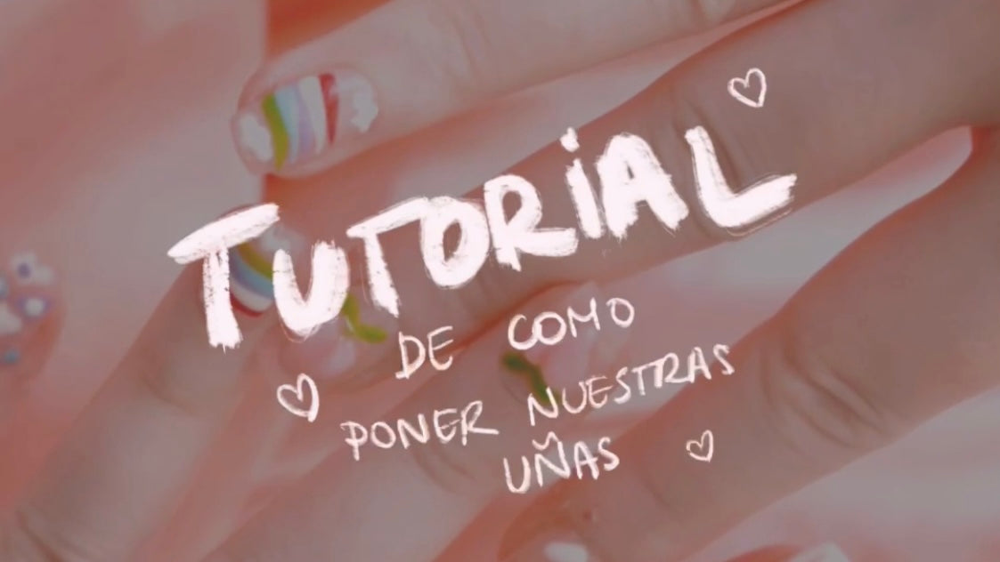 Cargar vídeo: Mini tutorial de cómo aplicarse las uñas postizas (uñas press-on) con pegatinas adhesivas.