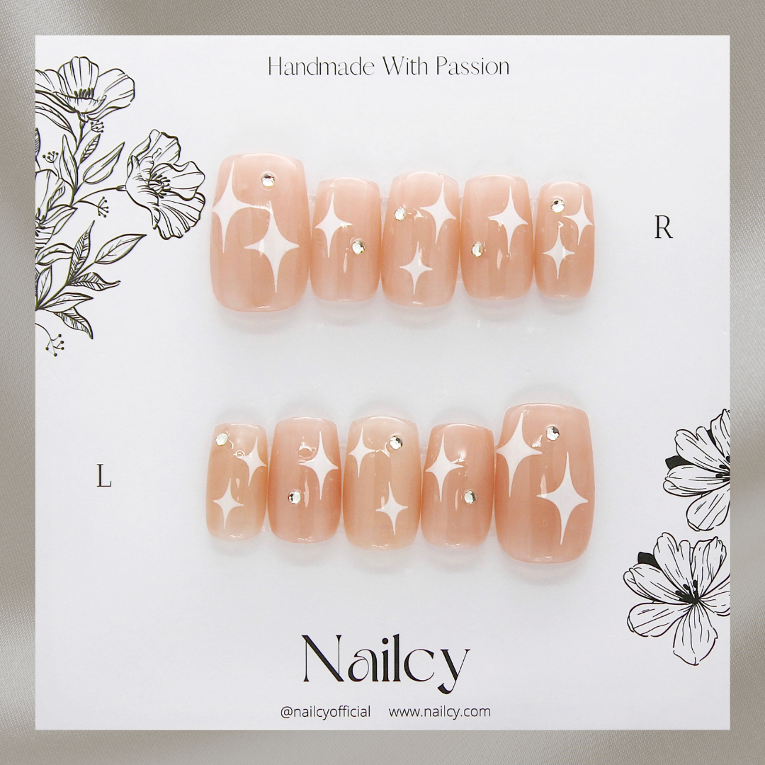 Uñas Press-On Shiny Sparks Foto de Producto