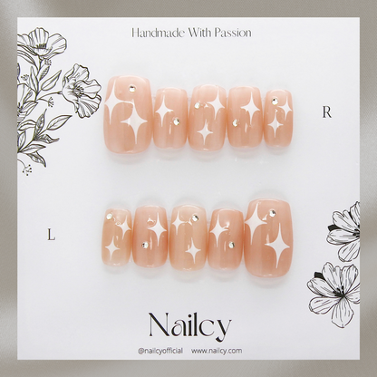 Uñas Press-On Shiny Sparks Foto de Producto