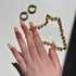 Manicura de Uñas Press-On Love Boom Puesto en Mano