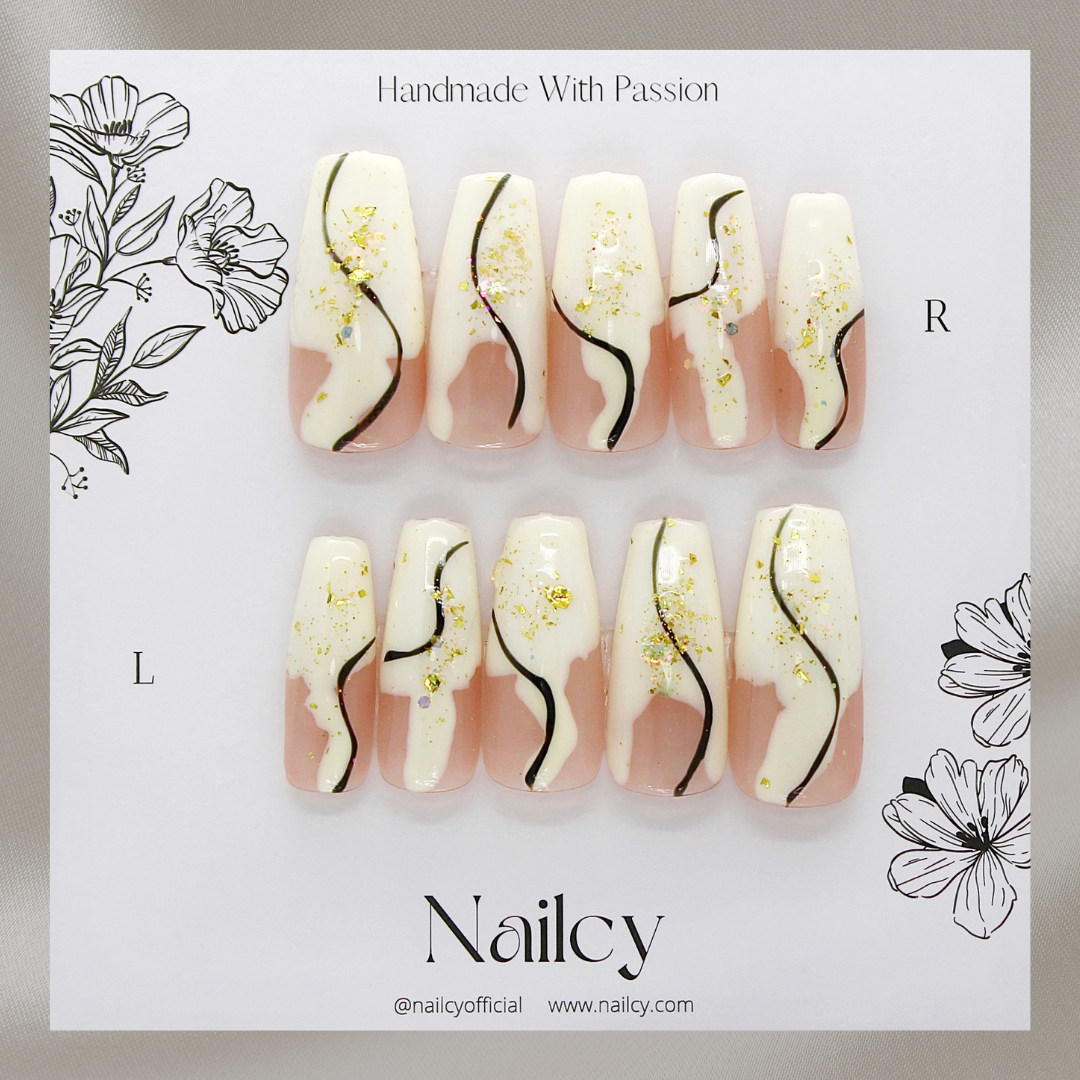 Uñas Press-On Natural Beige Foto de Producto